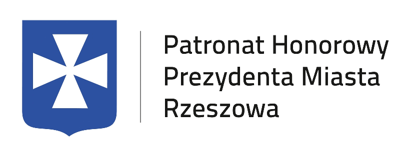 Logo Patronat Honorowy Prezydenta Miasta Rzeszowa